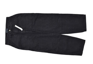 ASOS DESIGN Black High Waisted Carpenter Jeans Women's Size 25x30 NEW